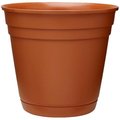 Southern Patio Riverland Planter, 834 in W, 834 in D, Round, Plastic, Terracotta RN0812TC